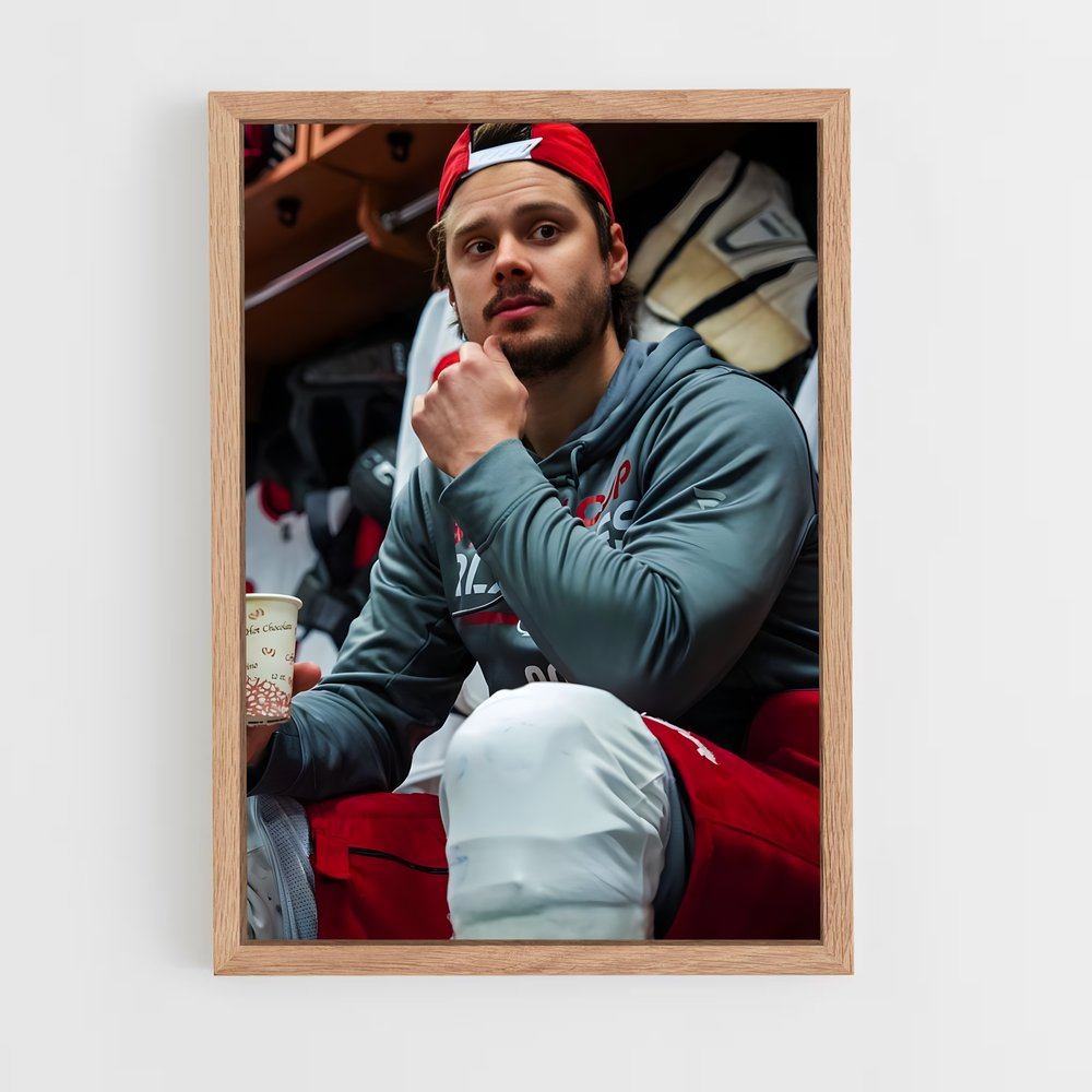 Poster Sebastian aho casier – affiche Hockey sur glace (vue 4)